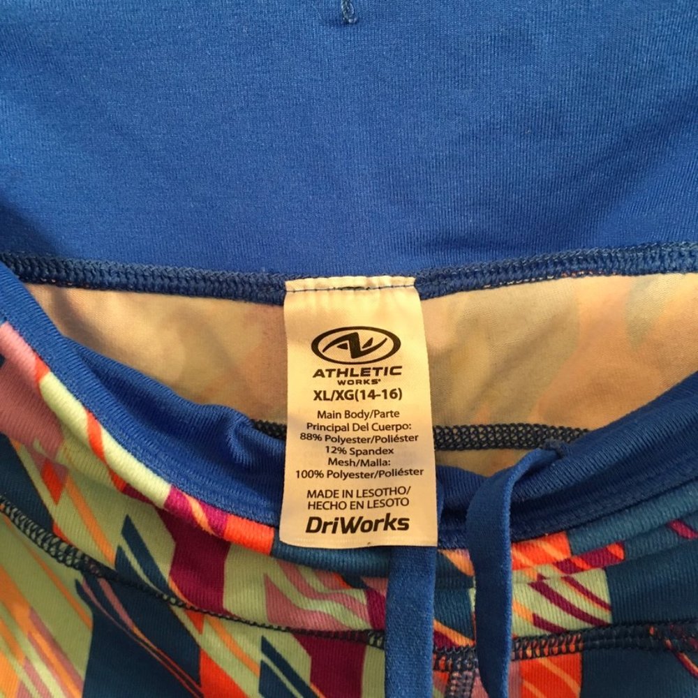 Girls Athletic Works Capri Legging's - Picture 4 of 5